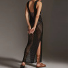 Backless Sexy Fitted Beach Dress Open Back Knit Bikini Cover Up 108