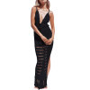 Bikini Top Tie Tassel Swimsuit Coat Beach Maxi Skirt 49