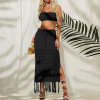 Bikini Top Wrapped Long Skirt Beach Sunscreen Dress 44