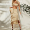 Bikini Top Wrapped Long Skirt Beach Sunscreen Dress 44