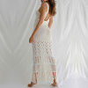 Fringed Swimsuit Coat Beach Long Skirt Women's Bikini Cover Up 50