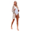 Knitted tie cardigan swimsuit bikini sun protection shirt 90