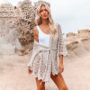 Knitted tie cardigan swimsuit bikini sun protection shirt 90