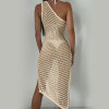 One shoulder sleeveless sexy swimsuit beach dress 67