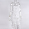 Pure color sexy women's tank top skirt fashion dress 54