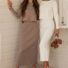 Sexy hem slit long skirt fashion suit skirt women 19