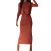 Sexy hem slit long skirt fashion suit skirt women 19