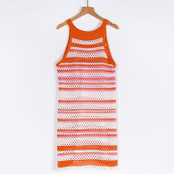 Summer new striped color women's bikini cover-up jumpsuit 102