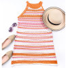 Summer new striped color women's bikini cover-up jumpsuit 102