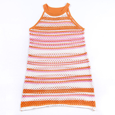 Summer new striped color women's bikini cover-up jumpsuit 102
