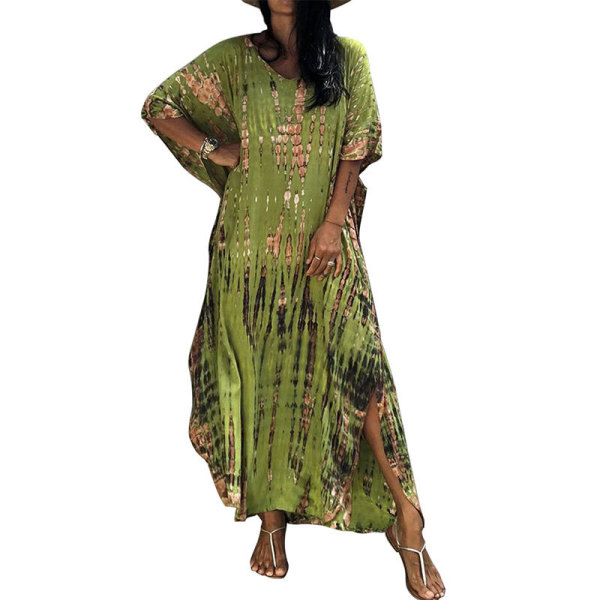 Sun Clothing Rayon Halo Holiday Robe Dress Top 111