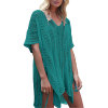 sun protection knitted swimsuit blouse 56