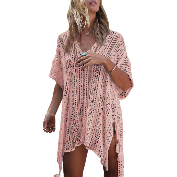 sun protection knitted swimsuit blouse 56