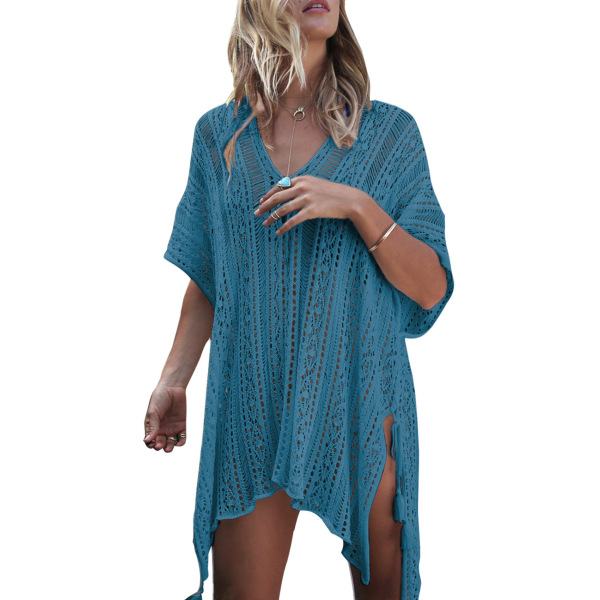 sun protection knitted swimsuit blouse 56