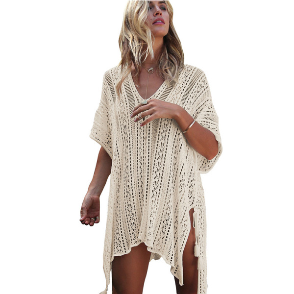 sun protection knitted swimsuit blouse 56