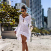 Swimsuit Knitwear Bell Sleeve Hollow Lace Beach Long Dress 87