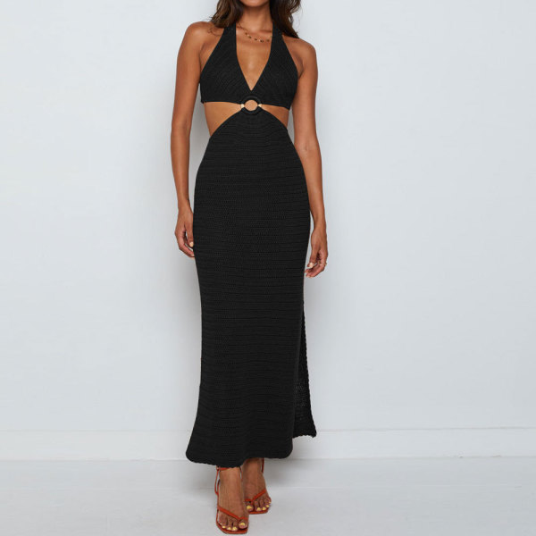 V-neck strapless beach dress 43