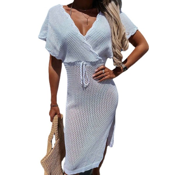 women's sexy slit bikini sunscreen dress 13