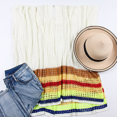 Beach crochet hollow out, sun protection clothing knitted swimwear cover-up 101 