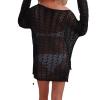 Bikini Blouse Cutout Pompom Fringe Knit Pullover Dress 130