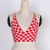 Swimsuit Girls Swimsuit Sexy Red Plaid Holiday Bikini 76